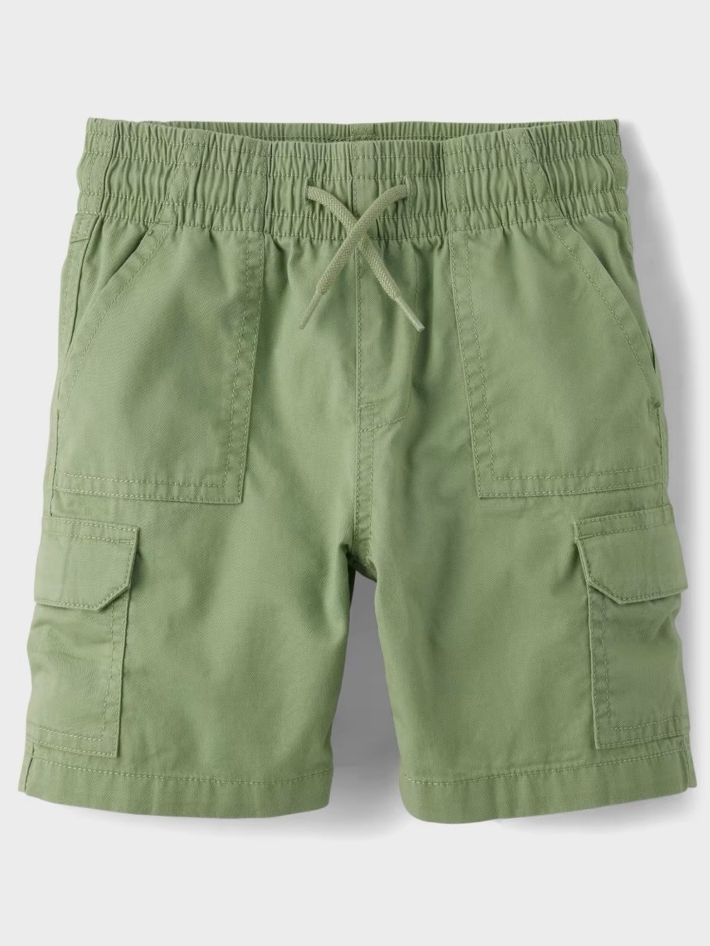 The Children’s Place Boys Pull On Cargo Shorts - Sage Green, Size 10